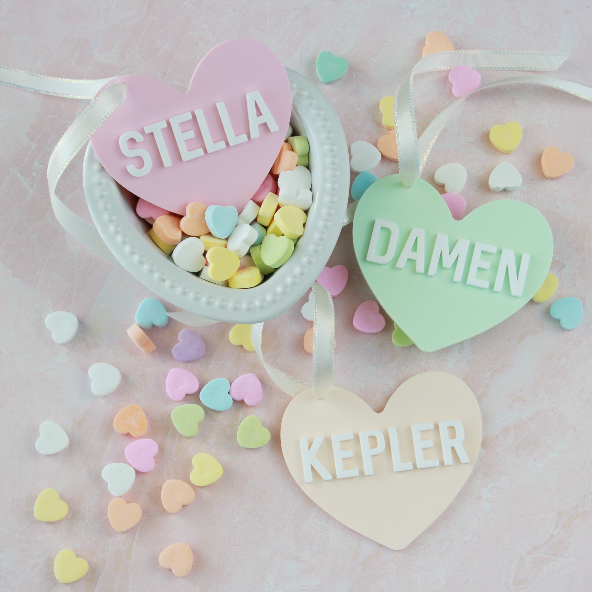 Candy Heart Tags
