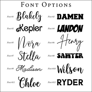 Pencil Box Name Plates