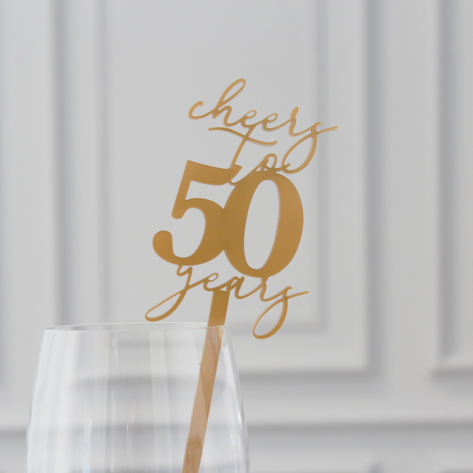 Cheers to the Years Stirrers - Set of 10