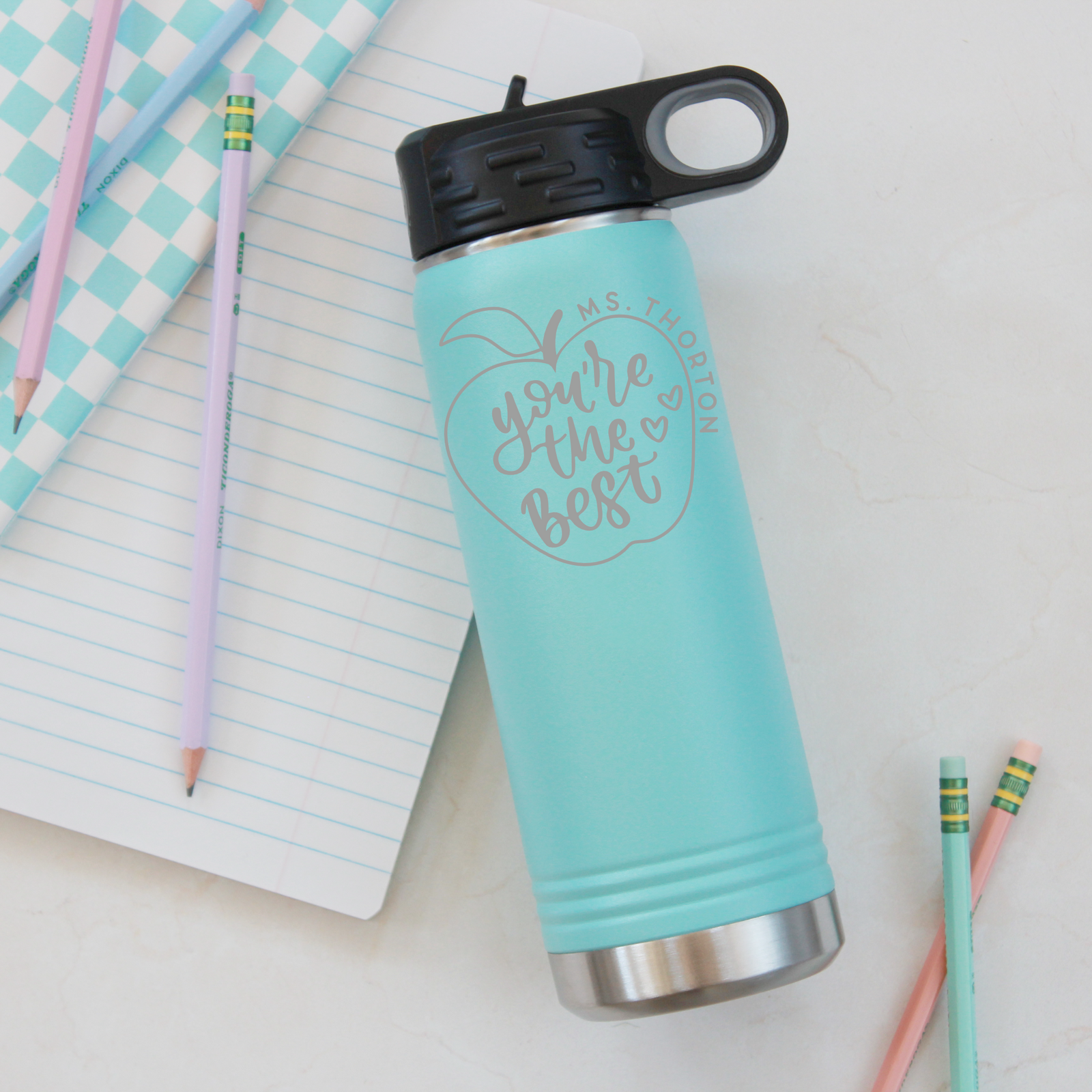 Teacher Gratitude - Personalized Water Bottle