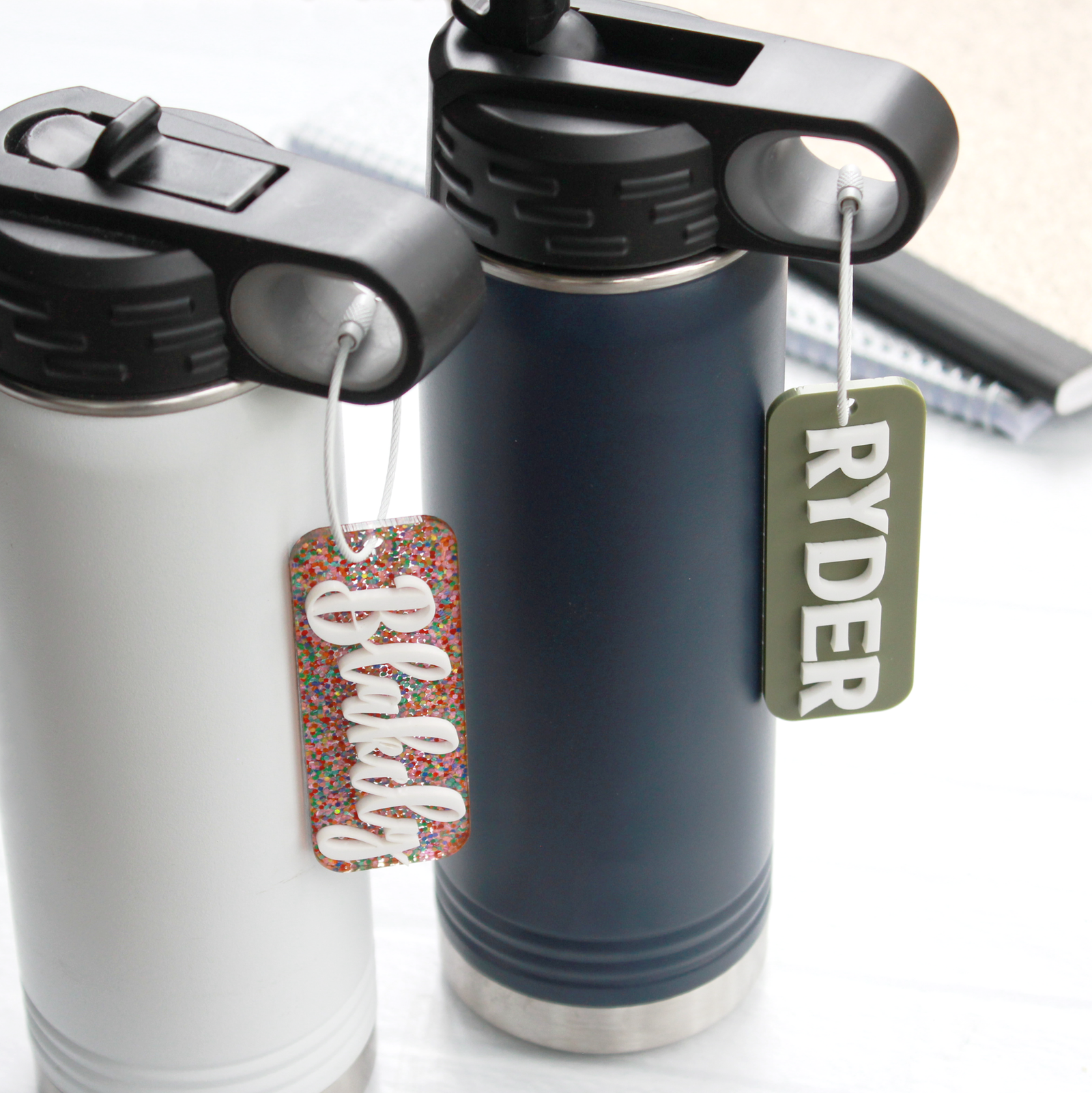 Water Bottle Name Tags