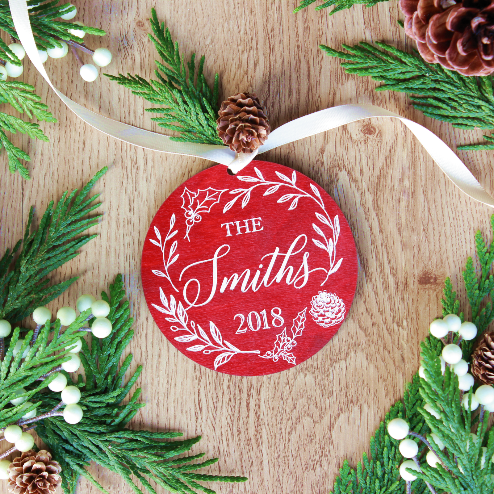 Botanical Christmas Ornaments