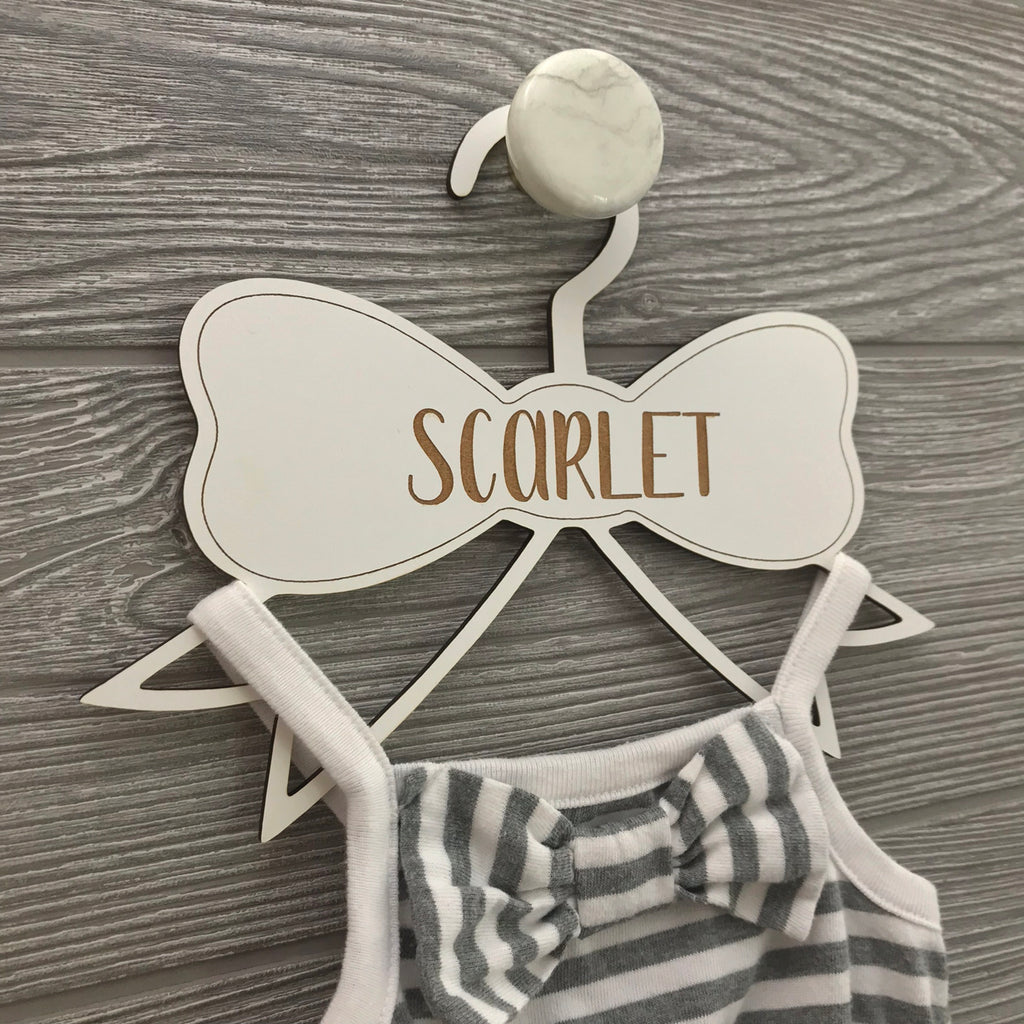 Personalized Bow Hanger Pomp & Revel