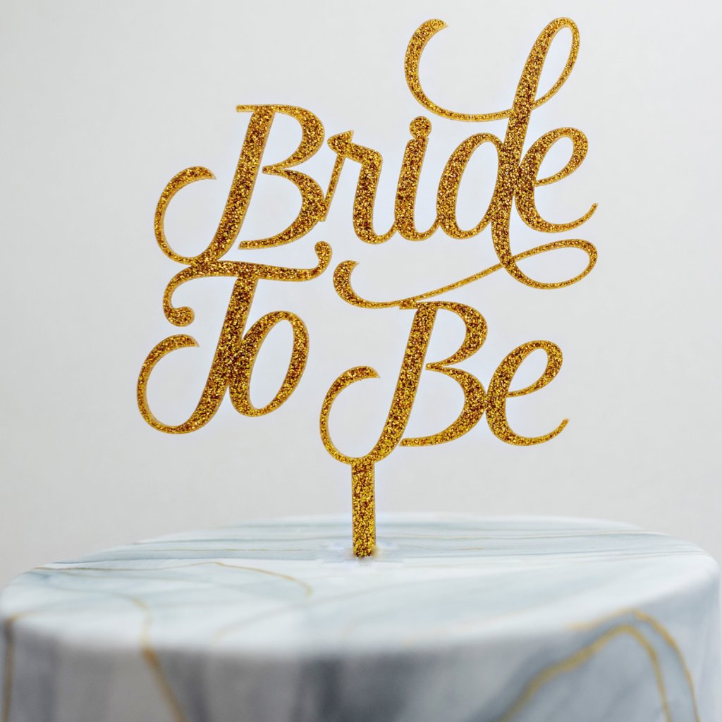 Bride to Be Cake Topper