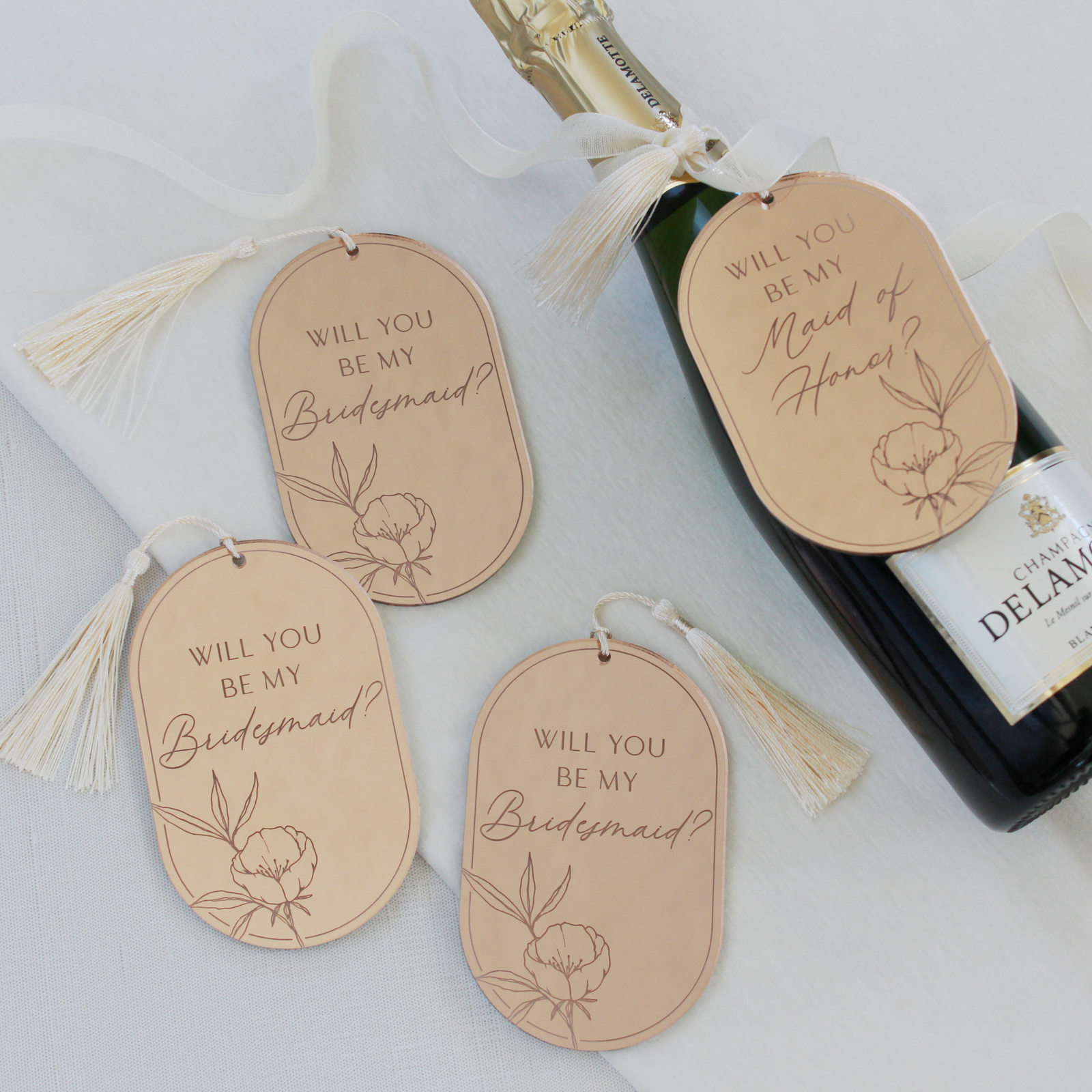 Maid of Honor & Bridesmaid Gift Tags