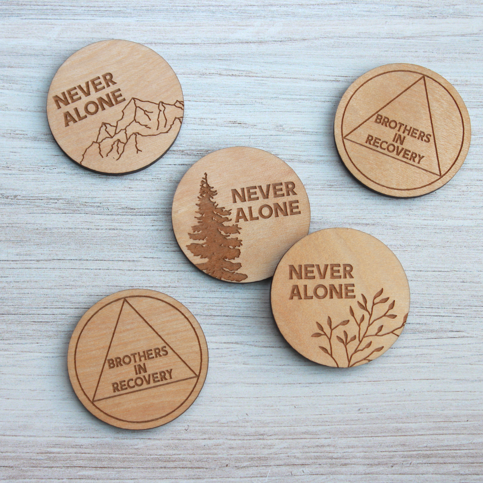 Brothers In Recovery Token Set