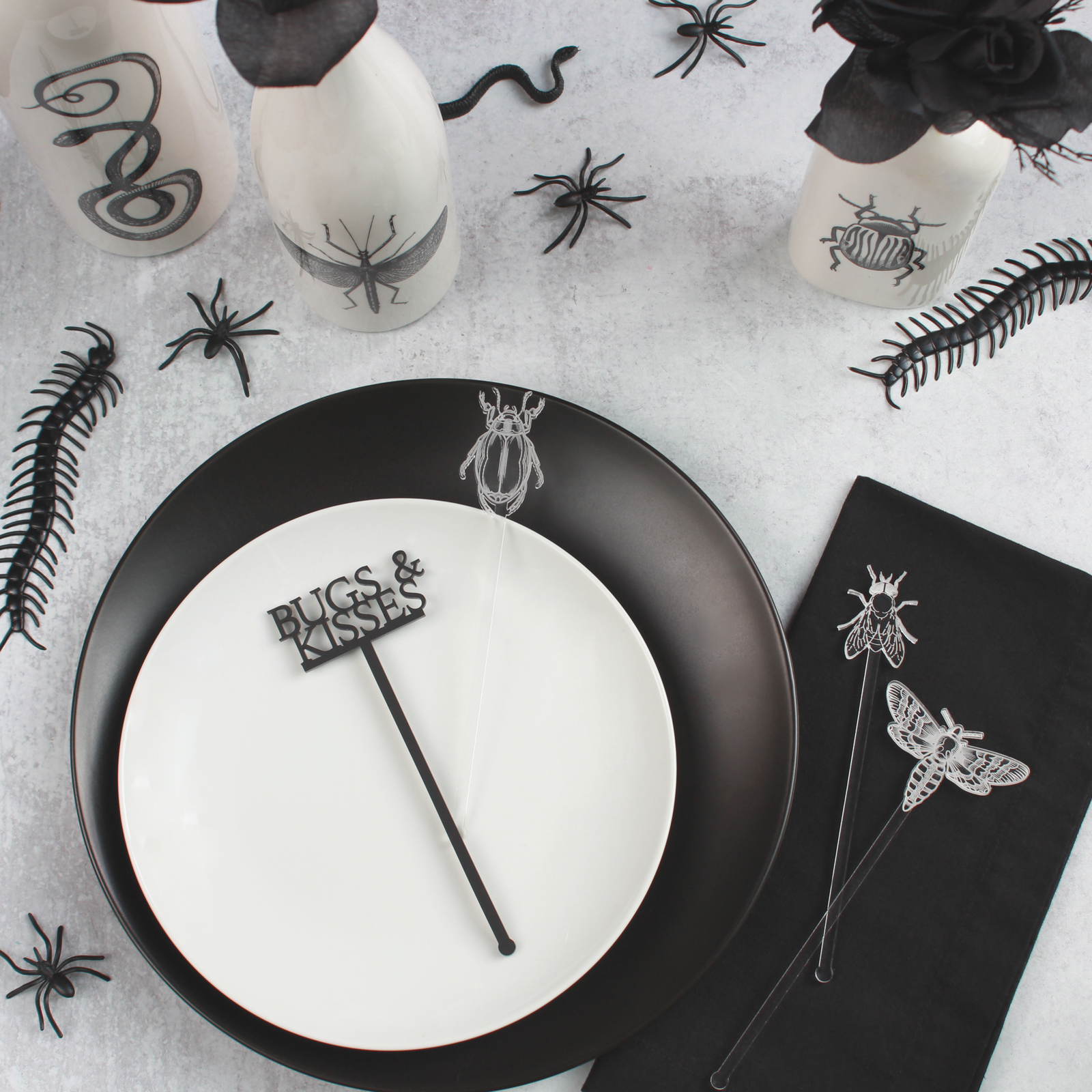 Bugs & Kisses Stir Sticks