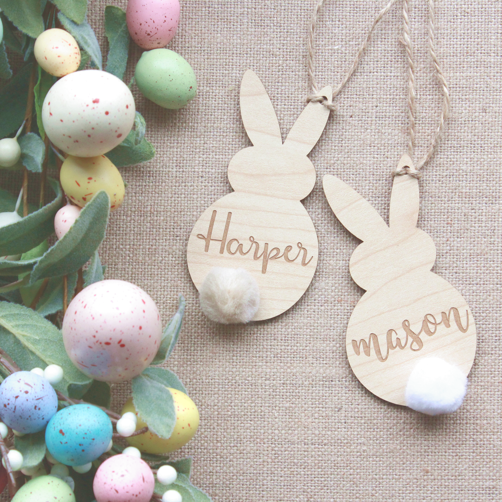 Shake Your Bunny Tail Basket Tags