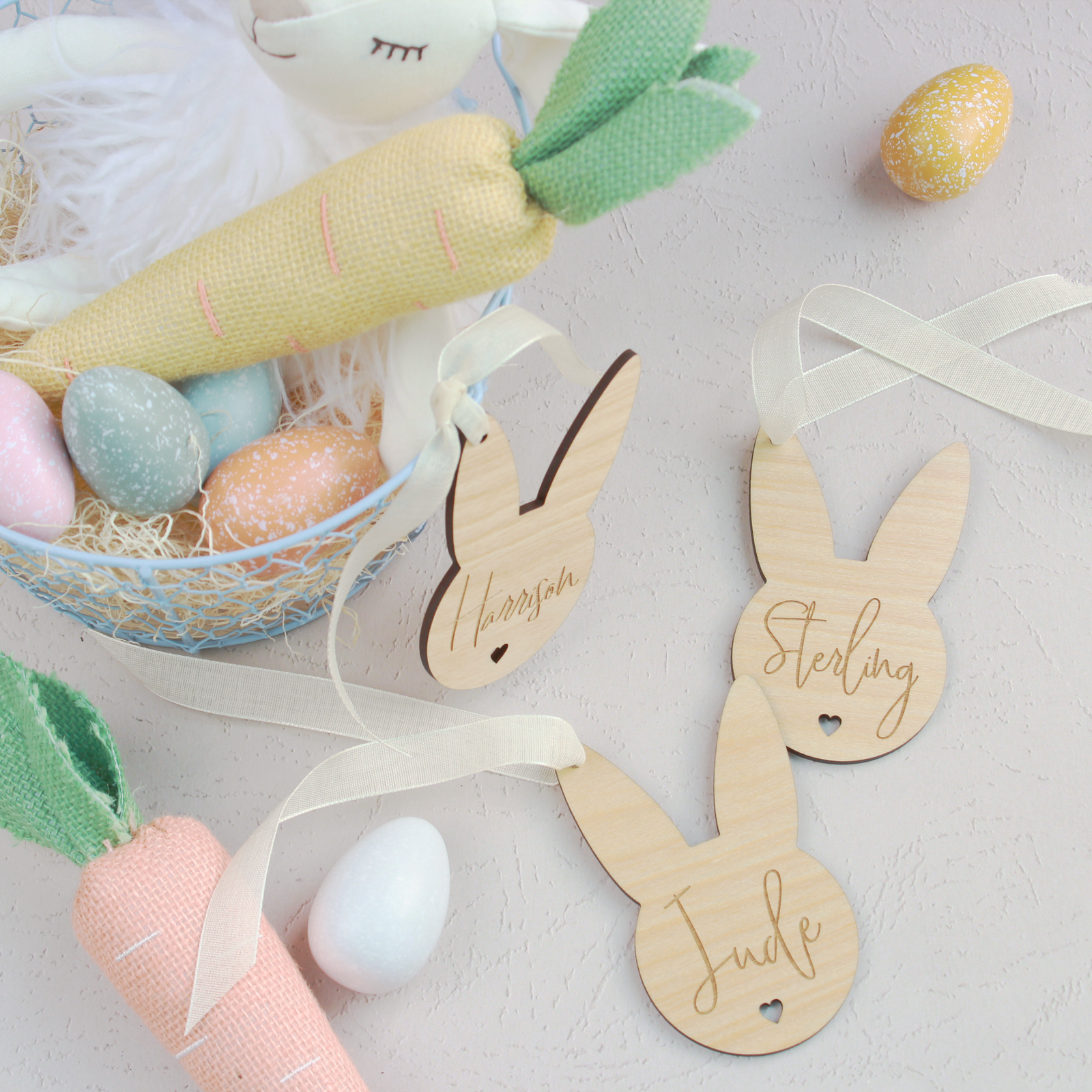 Honey Bunny Basket Tags