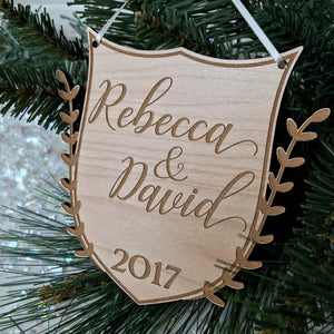 Colette Crest Holiday Ornament