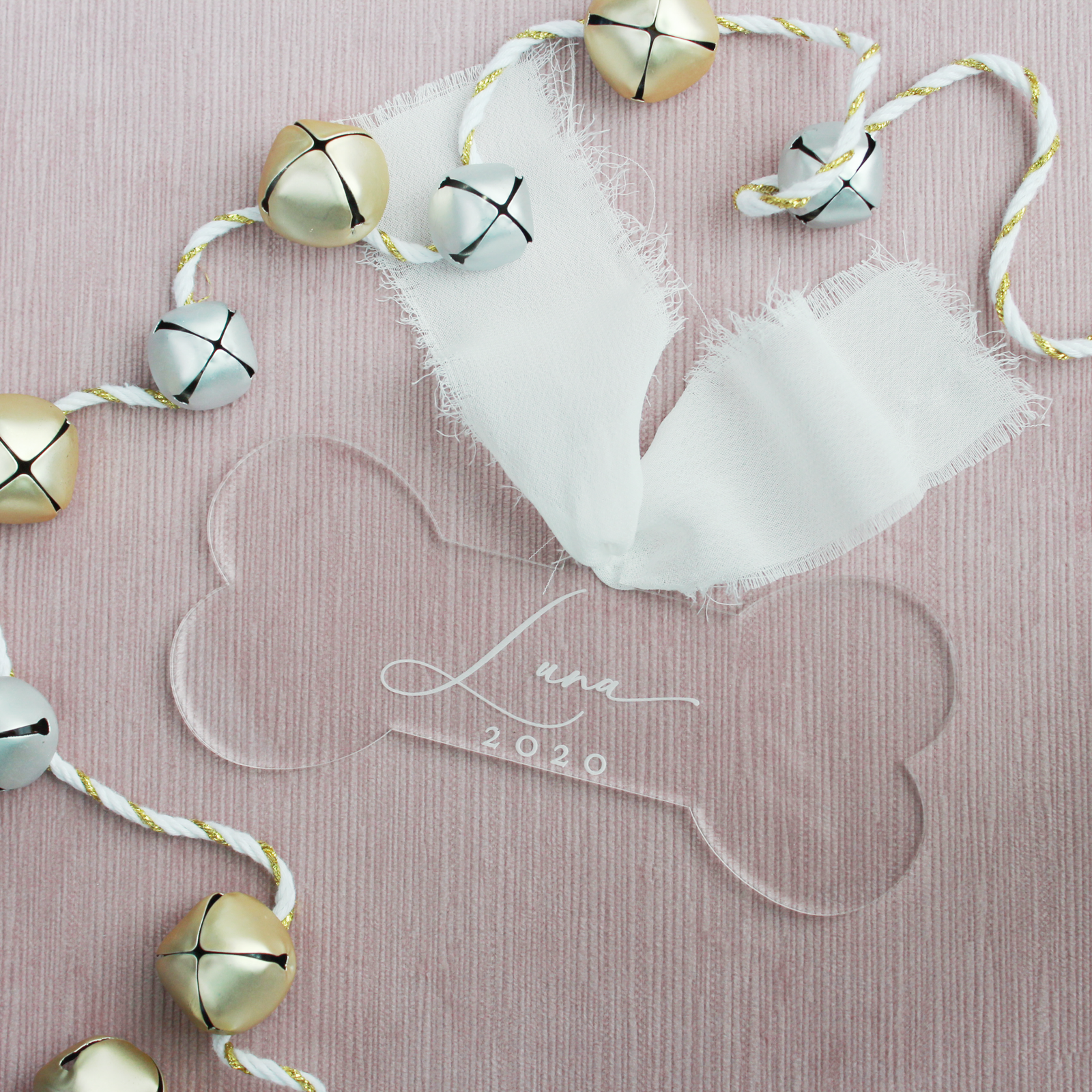 Dog Bone Ornament/Stocking Tag