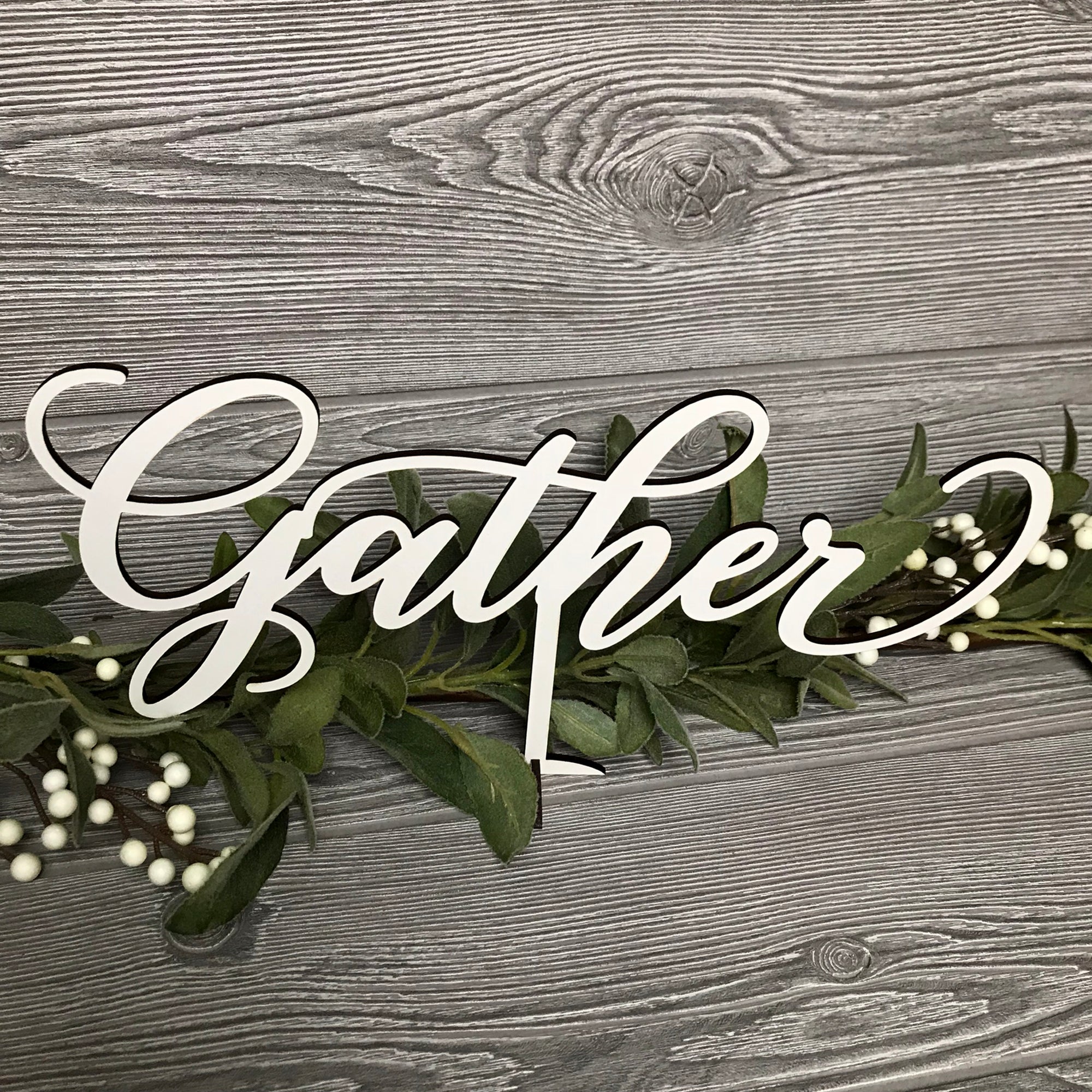 Gather Table Sign