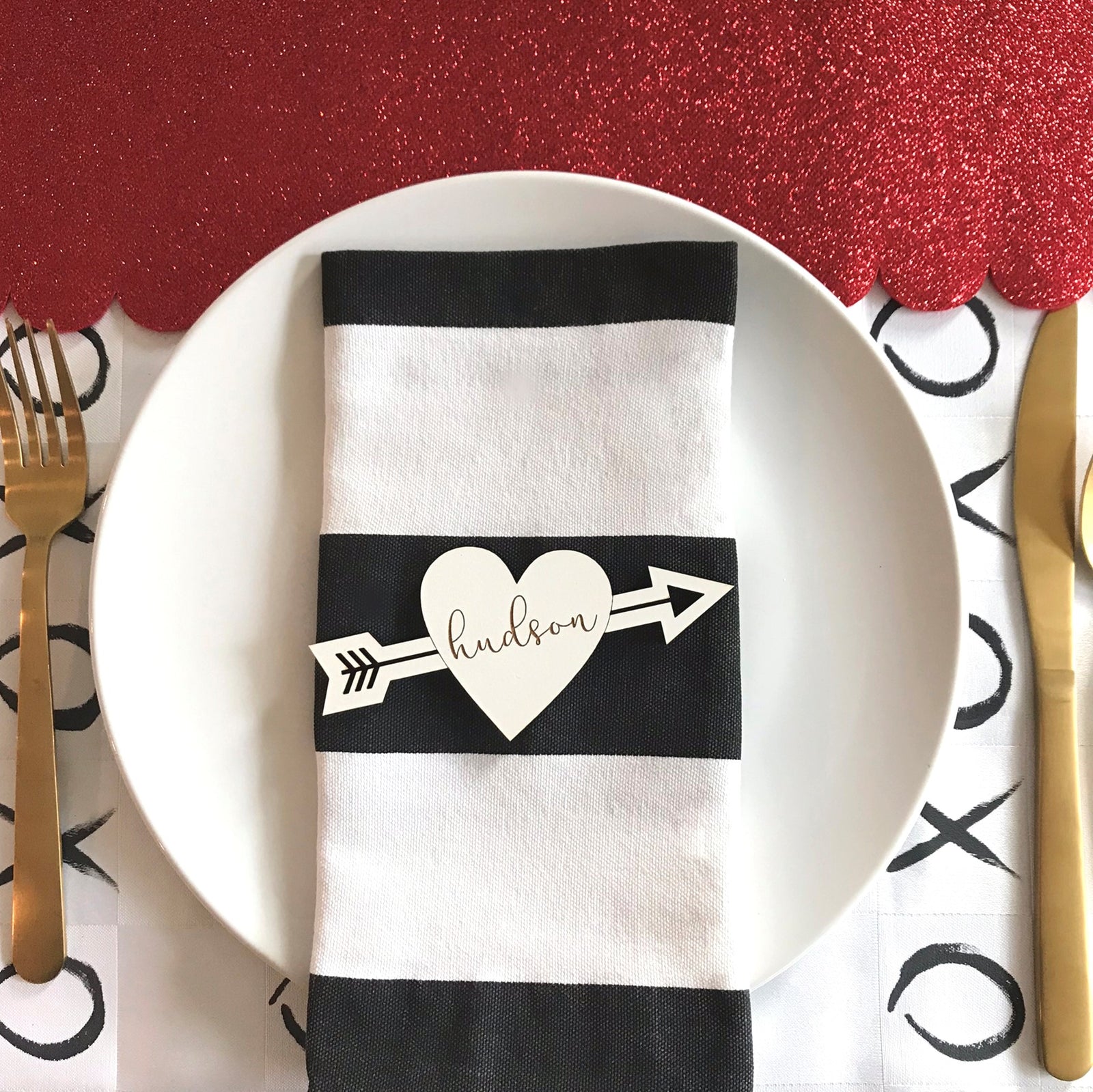 Shot Through The Heart Personalized Tag