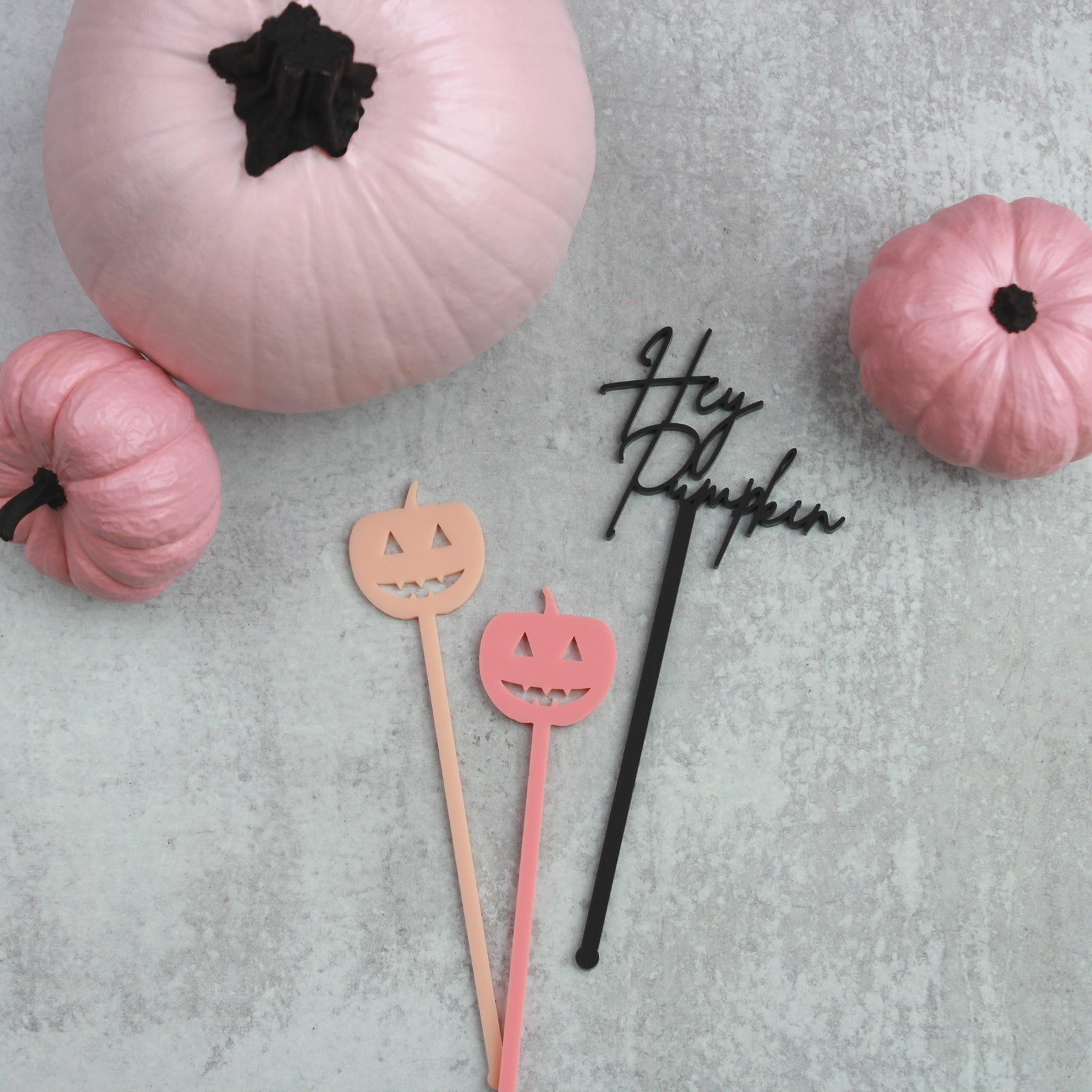 Hey Pumpkin Stir Sticks