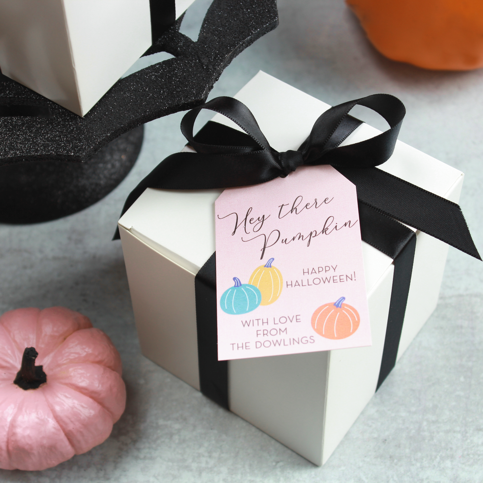 Hey there Pumpkin - PRINTABLE Halloween Tags