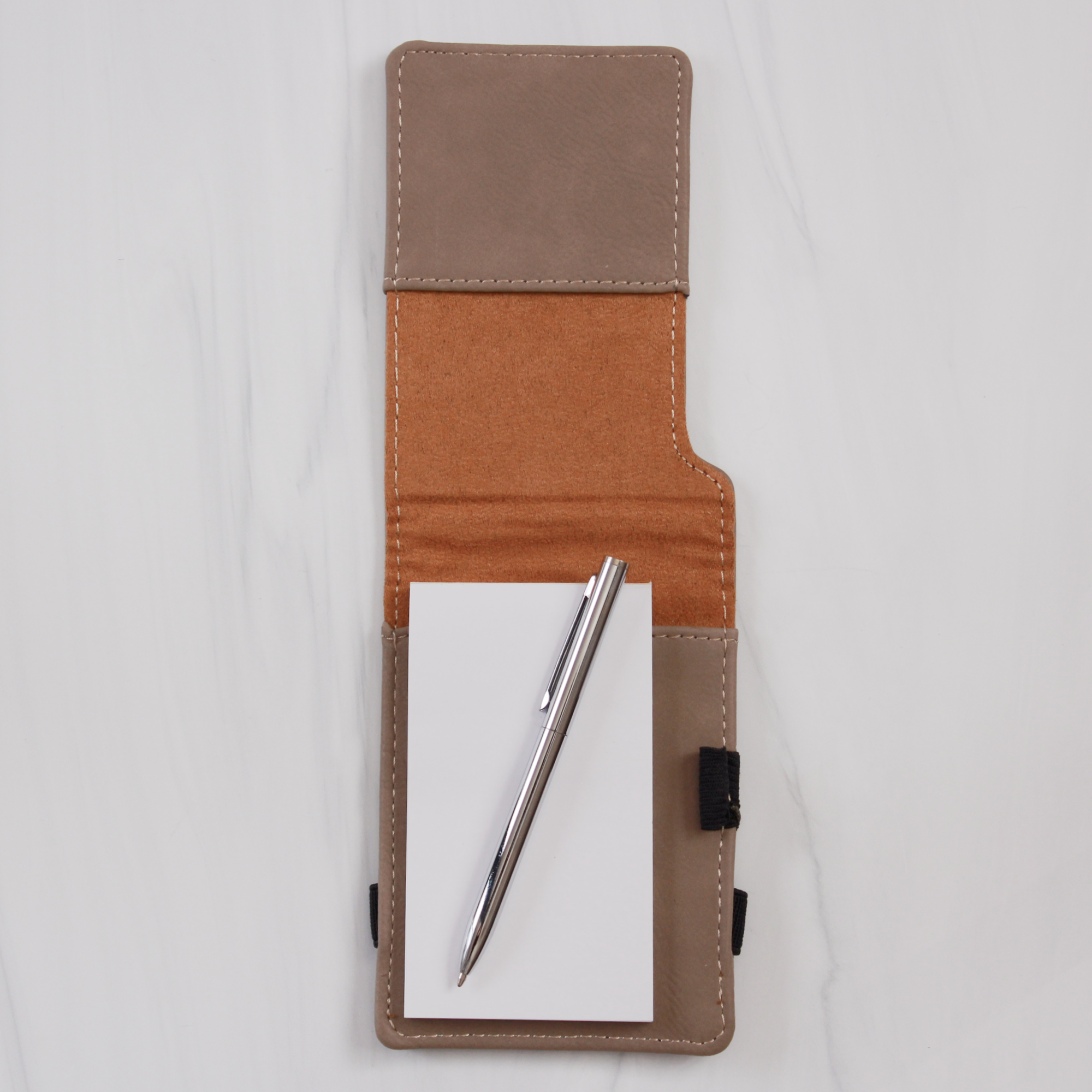 Personalized Vegan Leather Mini Jotter Notebook