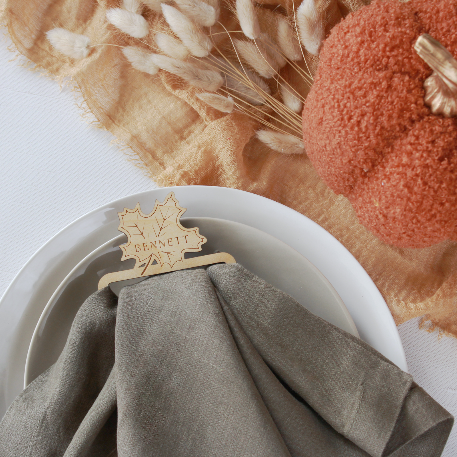 Fall Leaves Napkin Rings