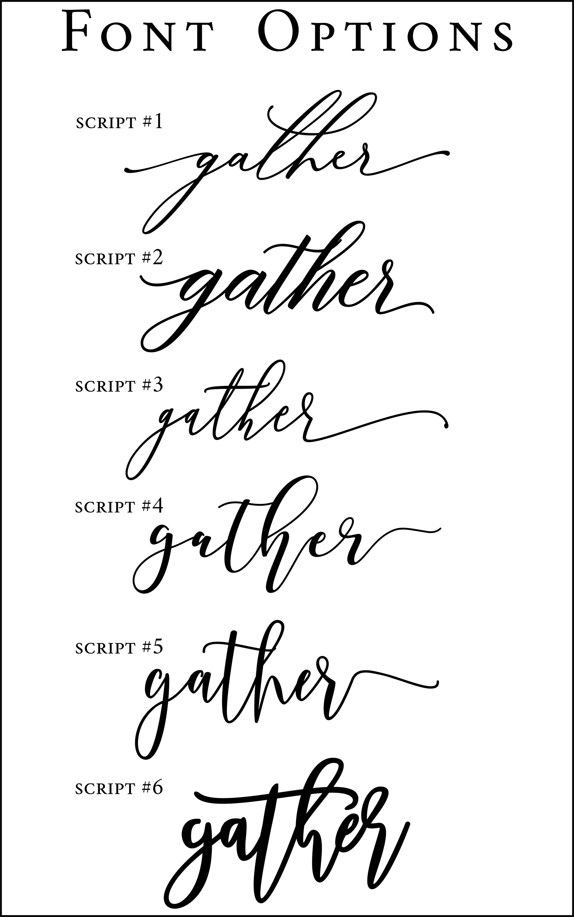 Leather Script Leather Script Place Cards - Pomp & Revel