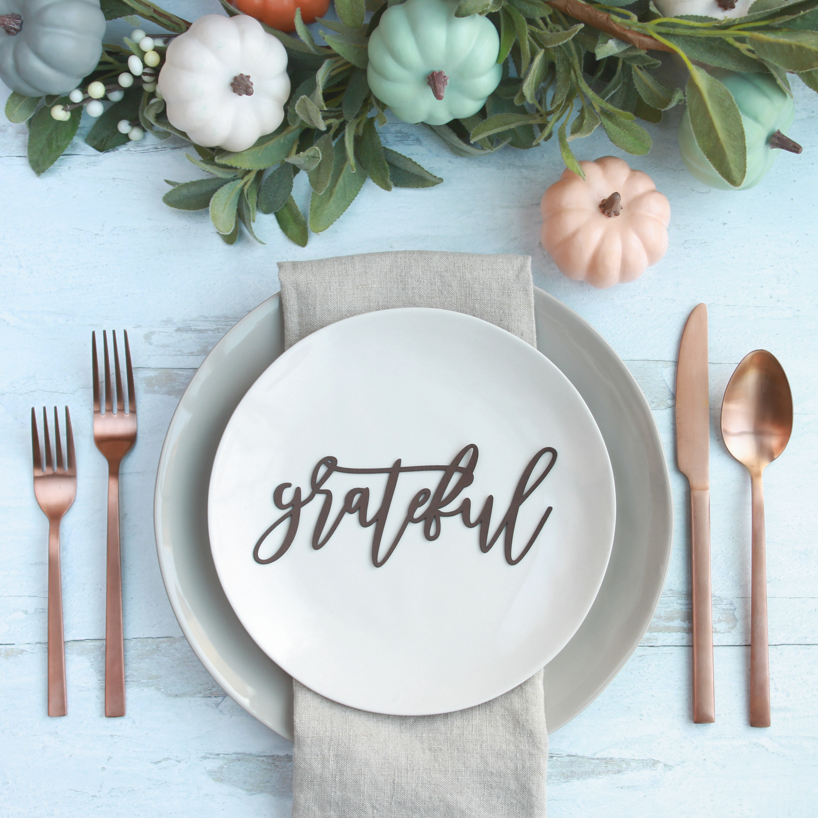 Leather Script Place Cards