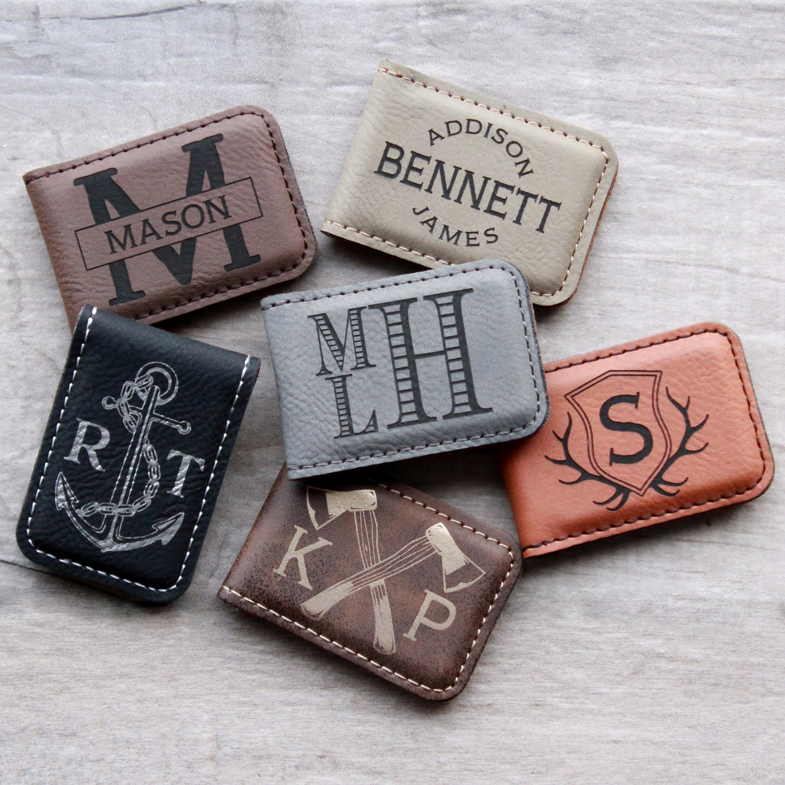 Monogram Money Clip