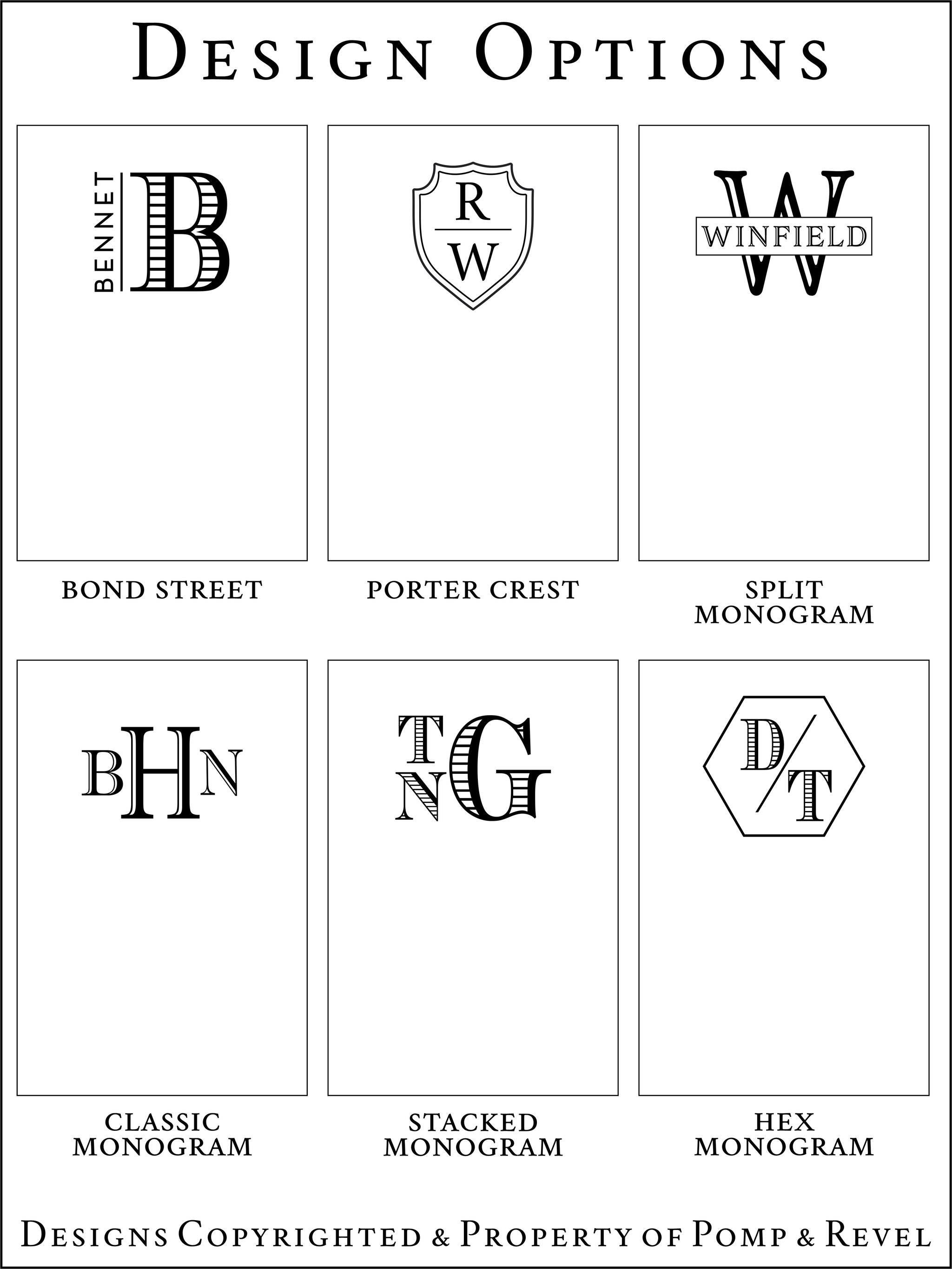 Manly Monogram R Masculine Monogram Fonts