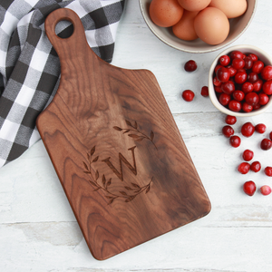 Engraved Paddle Cutting Board