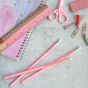 Back to School Personalized Pencils by Stella's Studio