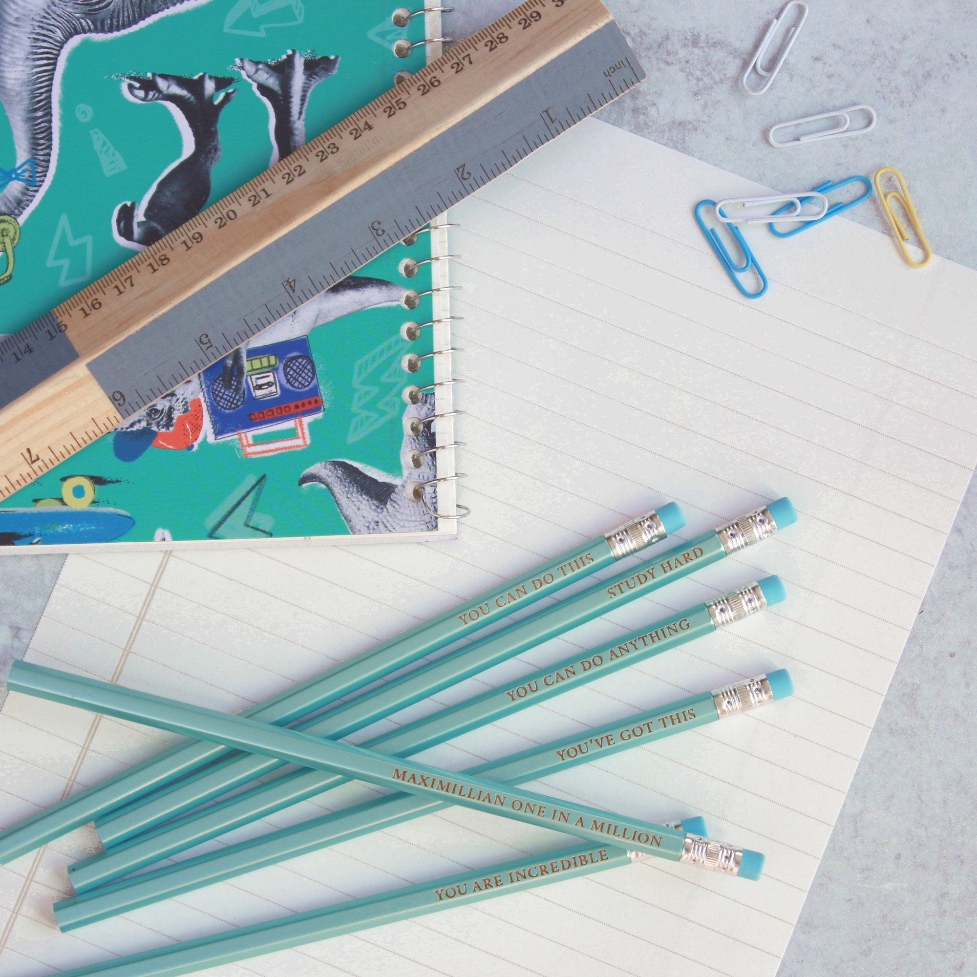 Back to School Personalized Pencils by Stella's Studio