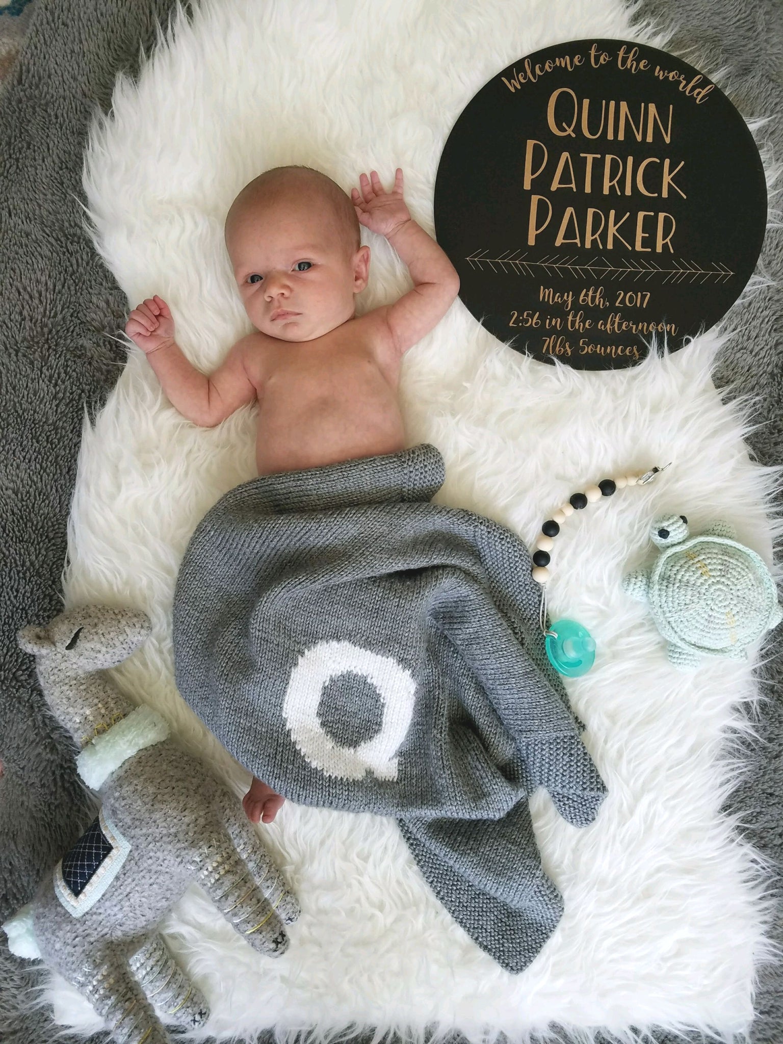 Birth Announcement Plaque