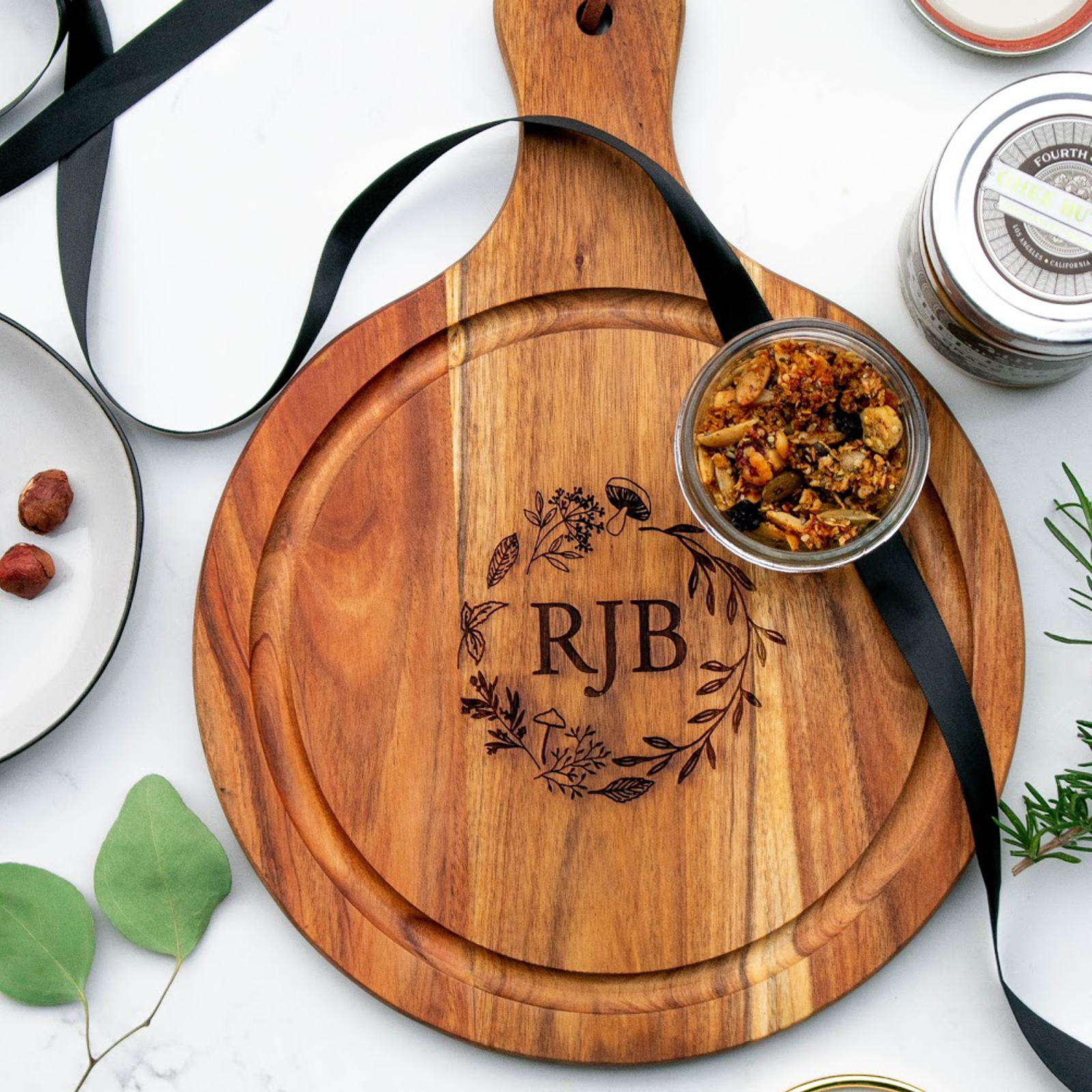 Acacia Wood Cheese Paddle