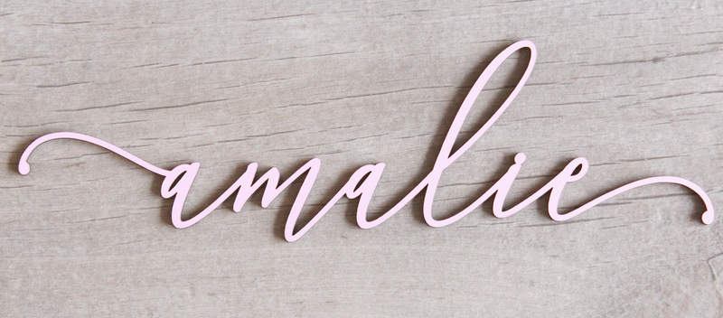 Custom Script Name Wall Hanging - Pomp & Revel