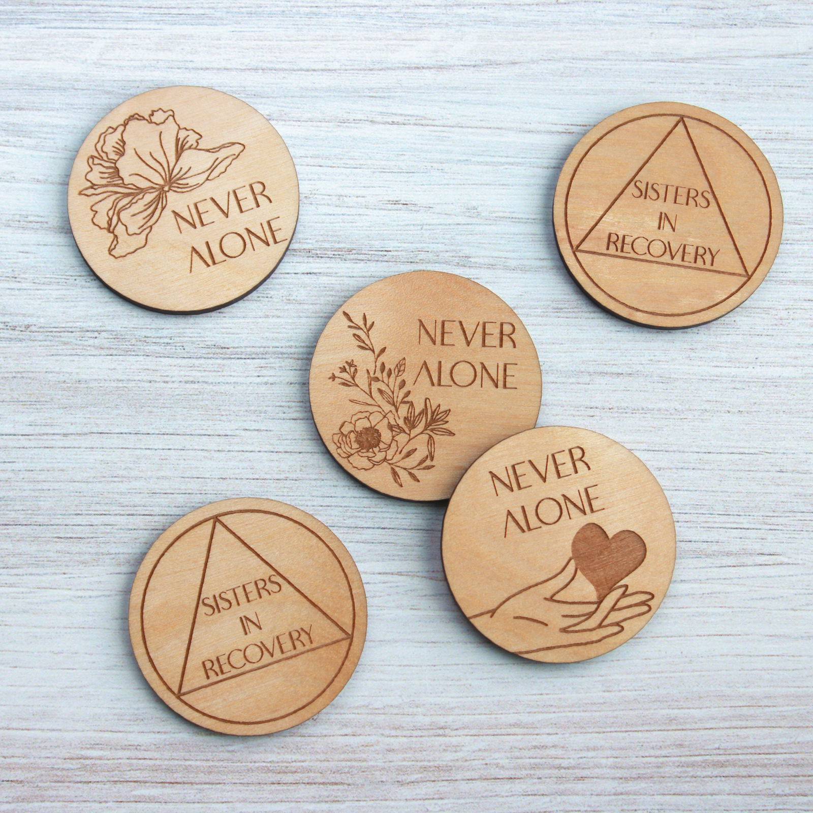 Sisters in Recovery Token Set