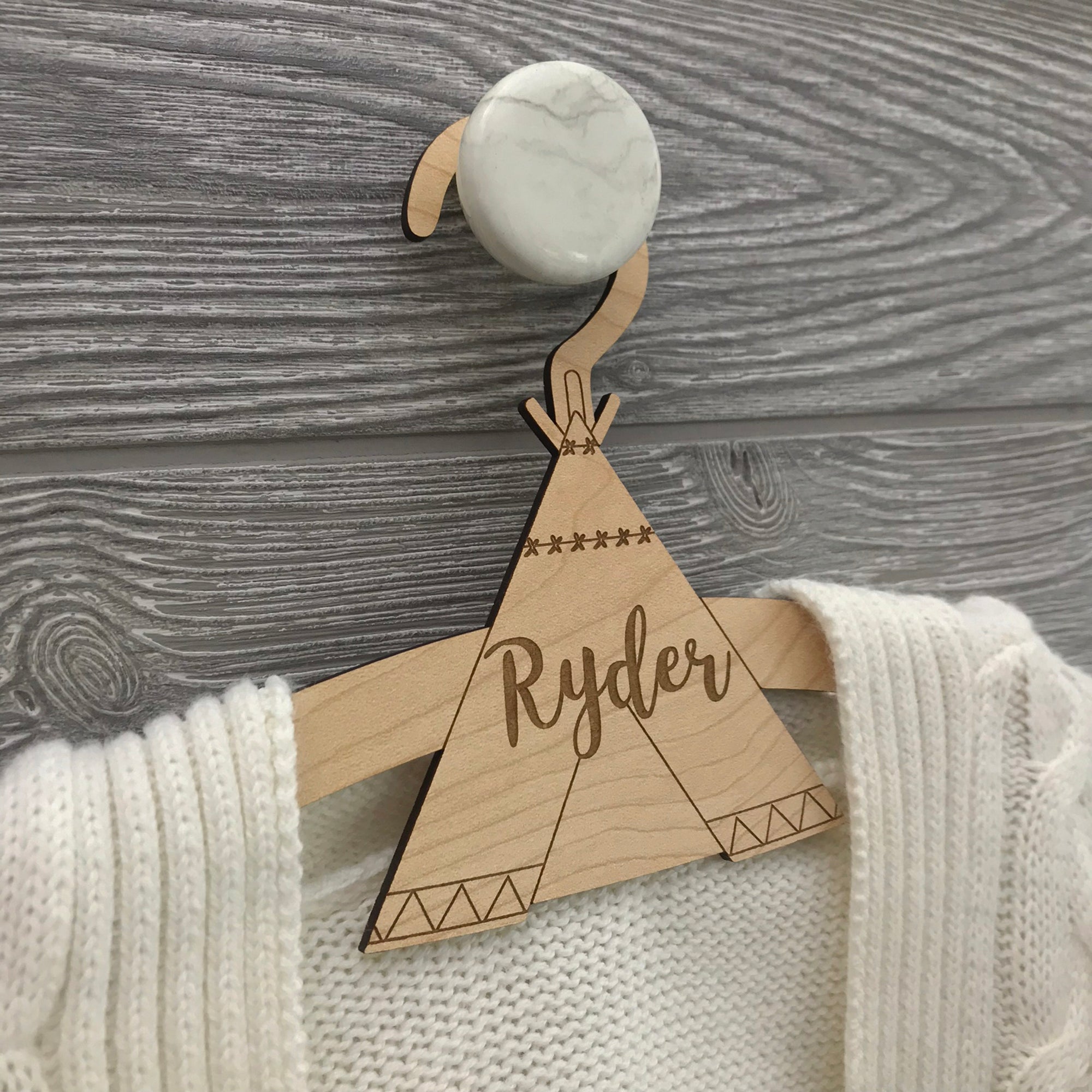 Personalized Teepee Hanger