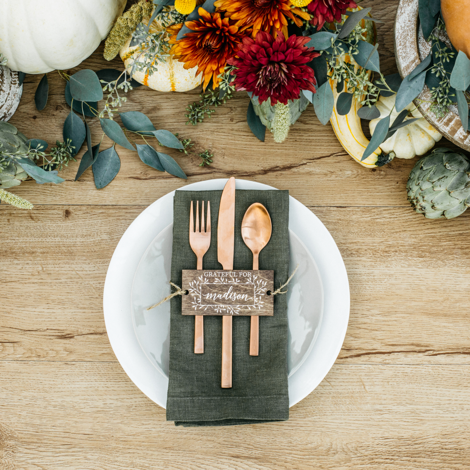 Thanksgiving Napkin Wraps