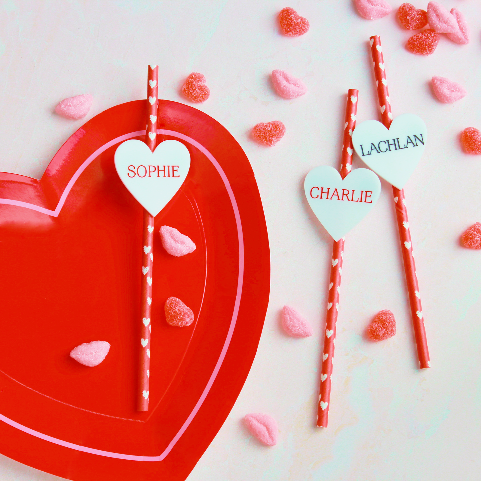 Sweetheart Straws