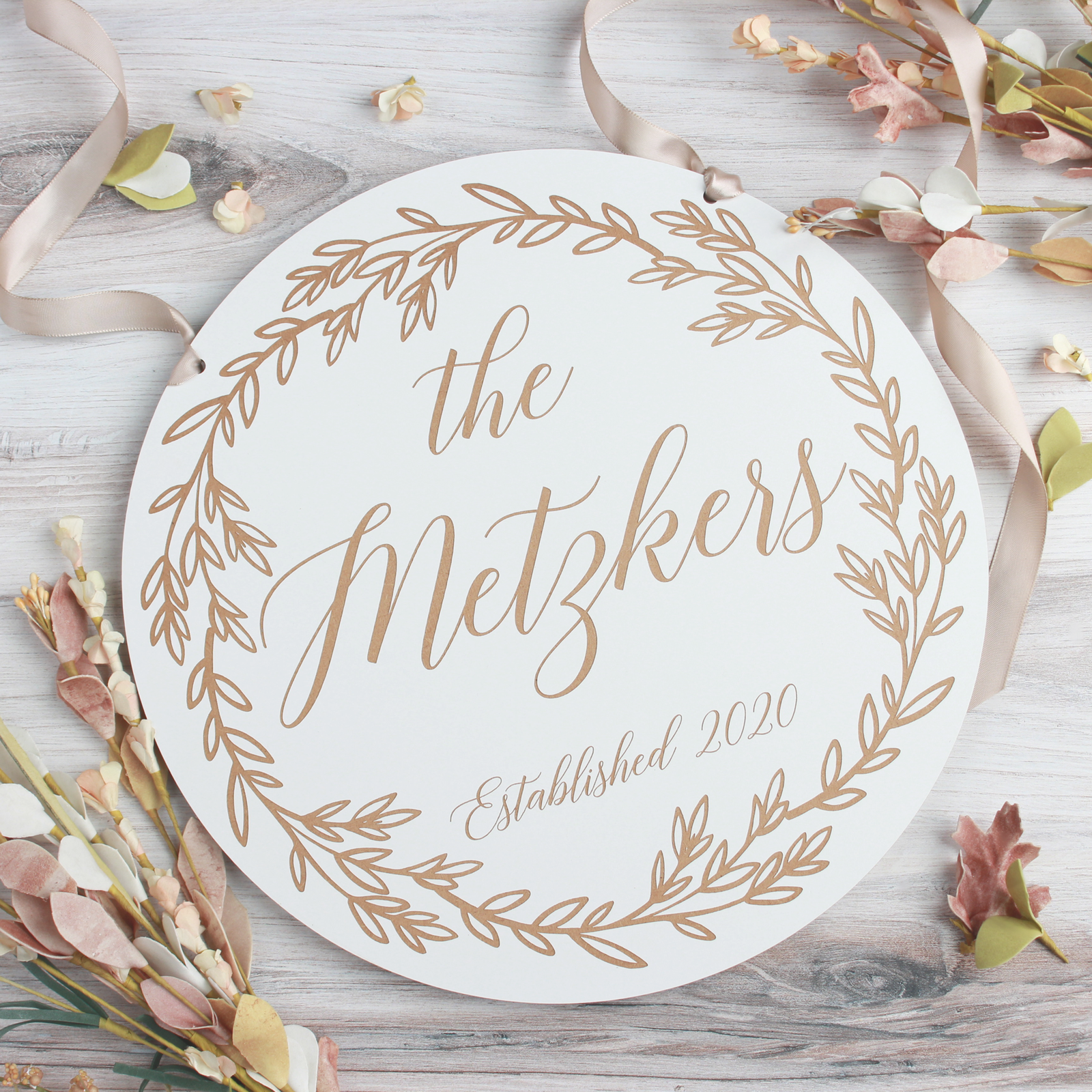 Personalized Family Name Sign