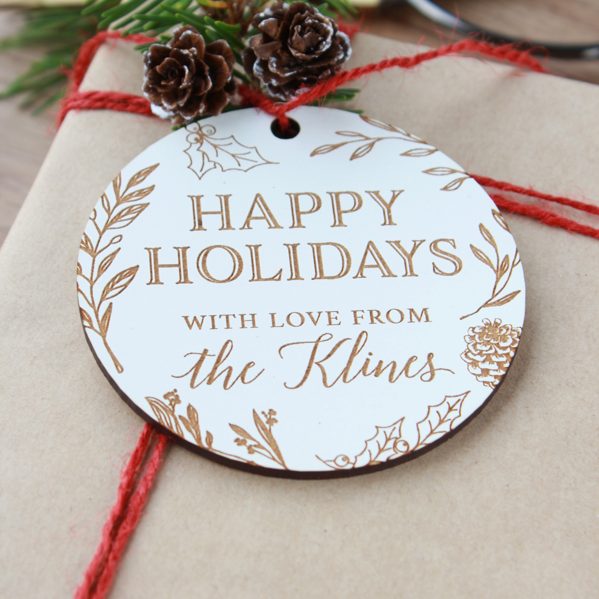 Personalized Holiday Gift Tags
